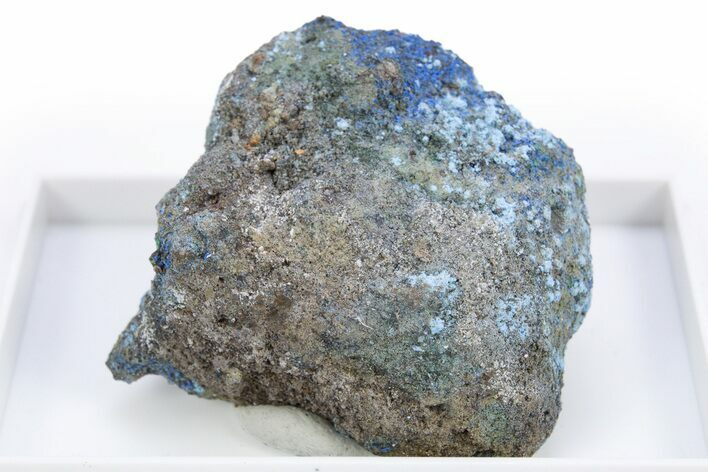 Blue Nakauriite Formation with Hydromagnesite - Germany #305470